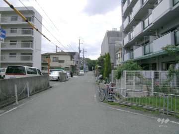 敷地南側の道路