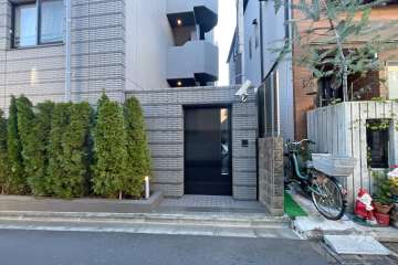 駐輪場の出入り口