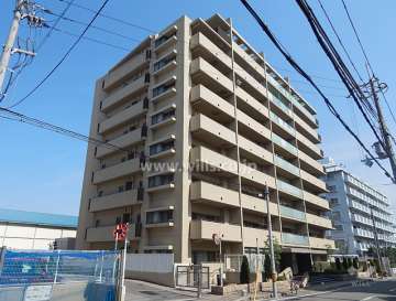 レピア東難波の外観（北西側から）
