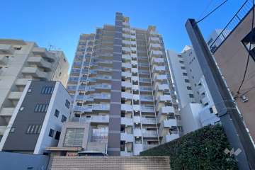 パークハウス新宿若松町の外観（北西側から）