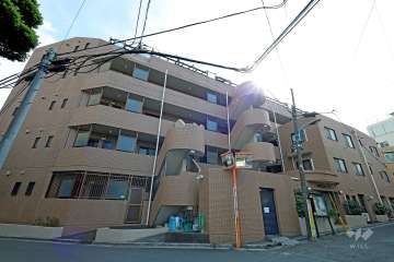 マートルコート下落合の外観（北側から）