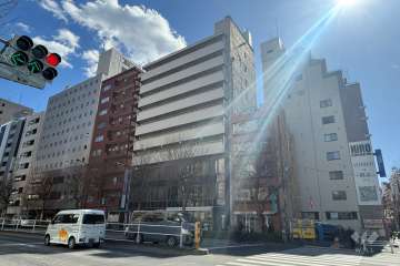 ニューローレルマンションの外観（北西側から）