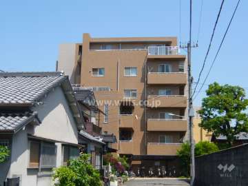 エーベル立花の外観（西側から）