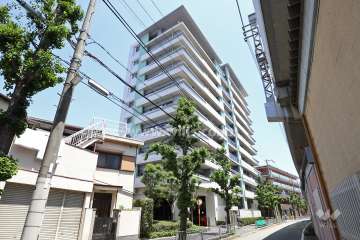 エーベル杭瀬の外観(南西側から)