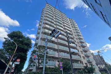 飯田橋第二パークファミリアの外観（北西側から）