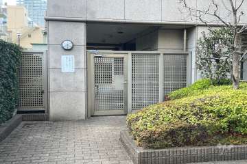 駐輪場の出入り口　