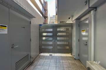 駐輪場の出入り口　