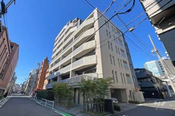 クレヴィア神楽坂の外観（南東側から）