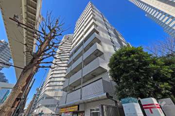 陽輪台西新宿ビルの外観（東側から）