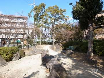 敷地の東側には道を挟んで瑞穂緑地があります。