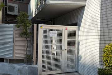 駐輪場の出入り口