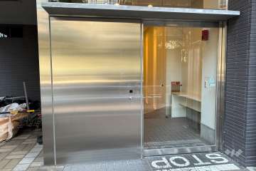 駐輪場の出入り口