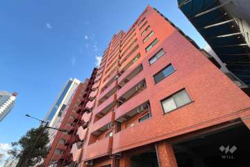 クレベール西新宿フォレストマンションの外観（北東側から）
