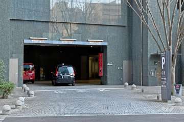 敷地内駐車場の出入り口