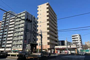 ステージファースト西早稲田の外観（南側から）