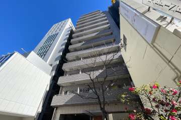 スカイコートヴァンテアン早稲田の外観（西側から）