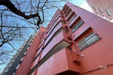 トーア西早稲田マンションの外観（北西側から）