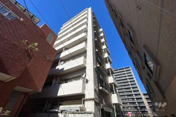 ハラダ面影橋マンションの外観（南東側から）