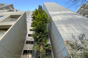 朝日シティパリオ西早稲田館の外観（北東側から）