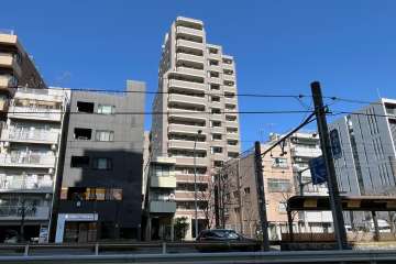 藤和シティホームズ西早稲田の外観（南西側から）