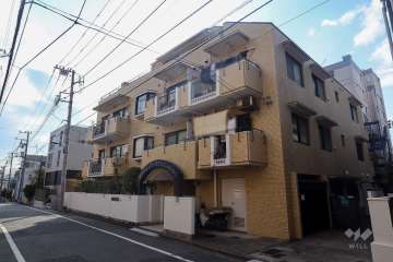 サンハイツ哲学堂の外観（北東側から）