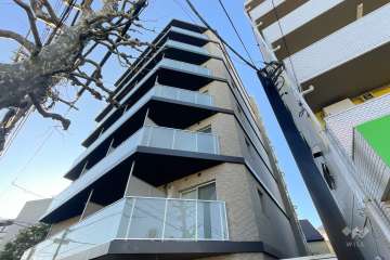 ディアレイシャス落合南長崎の外観（北西側から）