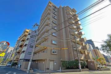 パレステュディオ早稲田パークビューの外観（北西側から）