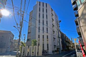 レジデンシャルスター早稲田UBの外観（北東側から）