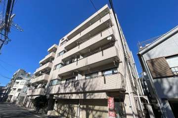 早稲田冨士マンションの外観（南側から）