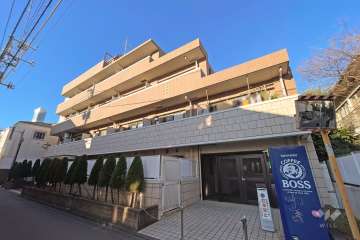 デュオスカーラ新大久保の外観（北東側から）