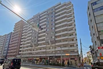 新宿第2アルプスマンションの外観（北東側から）