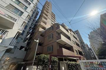 日神パレステージ東新宿イーストフォートの外観（北西側から）