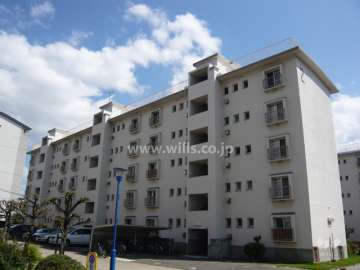 杭瀬第一団地2号棟の外観（北西側から）