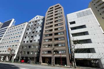 ライフェール新宿御苑ノースサイドの外観（南西側から）