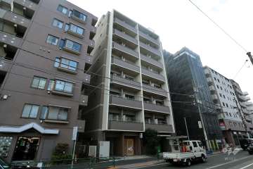 デュオステージ新宿中落合の外観（北東側から）