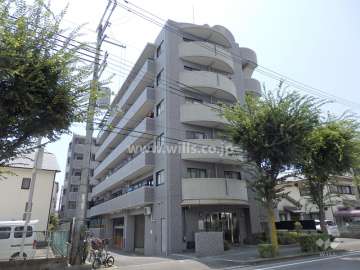 エーベル尼崎次屋の外観（北東側から）