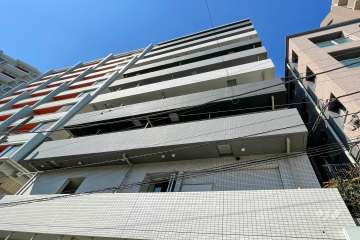 ジェノヴィア新宿中落合スカイガーデンの外観（北東側から）