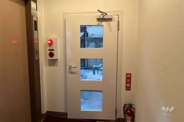 駐輪場の出入り口