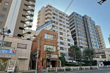 ウィンコート神楽坂の外観（北東側から）