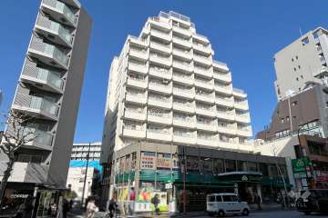 まんしょん早稲田の外観（南西側から）