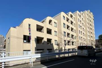 神楽坂トワイシアヒルサイドレジデンスの外観（南西側から）