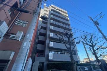 エクセルシオール新宿西戸山の外観（南西側から）