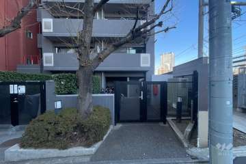 駐輪場の出入り口