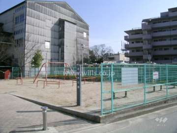 北側の隣接する公園
