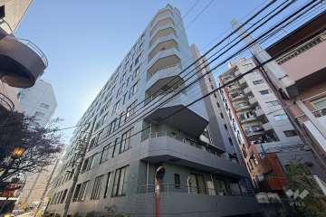 ヴィアシテラ新宿の外観（北東側から）