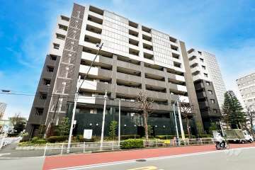 レクセル高田馬場の外観（北東側から）