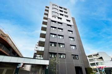 レクセル高田馬場の外観（南東側から）