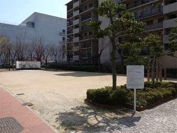 敷地内の広場