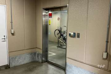 駐輪場の出入り口