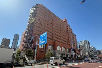 ハイホーム本陣の外観（北東側から）